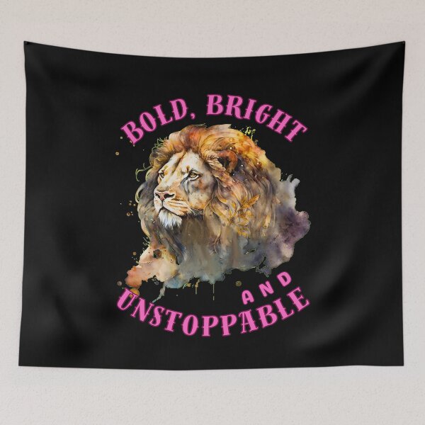 Item preview, Bold, Bright, And Unstoppable. fire sign designed and sold by ZodiacWonders.