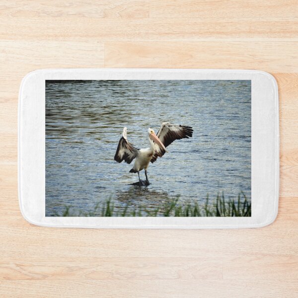 Item preview, Pelican drying off on a rock designed and sold by Rod Coysh.