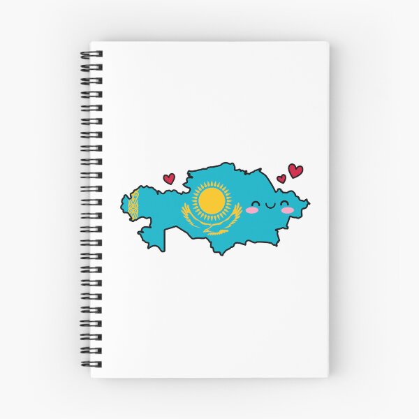 Item preview, Kazakhstan Flag Map Smile with Love designed and sold by pixelsparkzone.