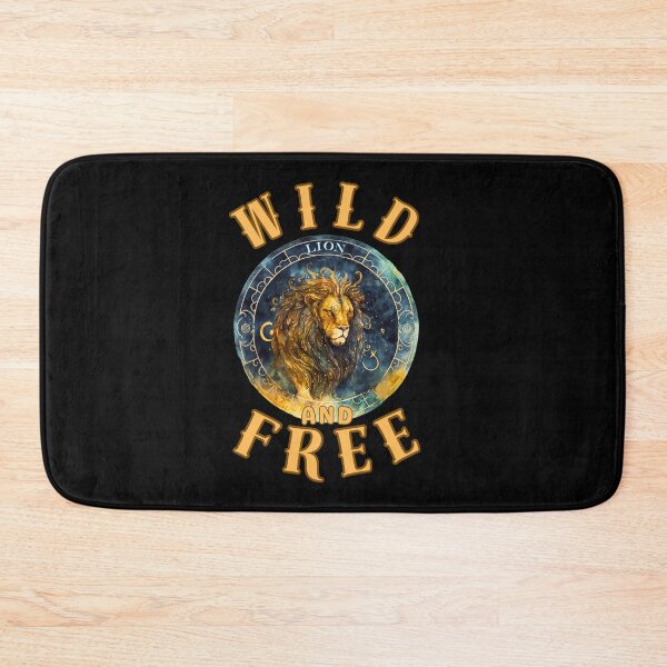 Item preview, Wild And Free. leo sign designed and sold by ZodiacWonders.