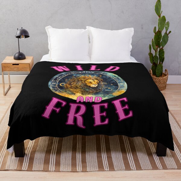 Item preview, Wild And Free. leo horoscope designed and sold by ZodiacWonders.