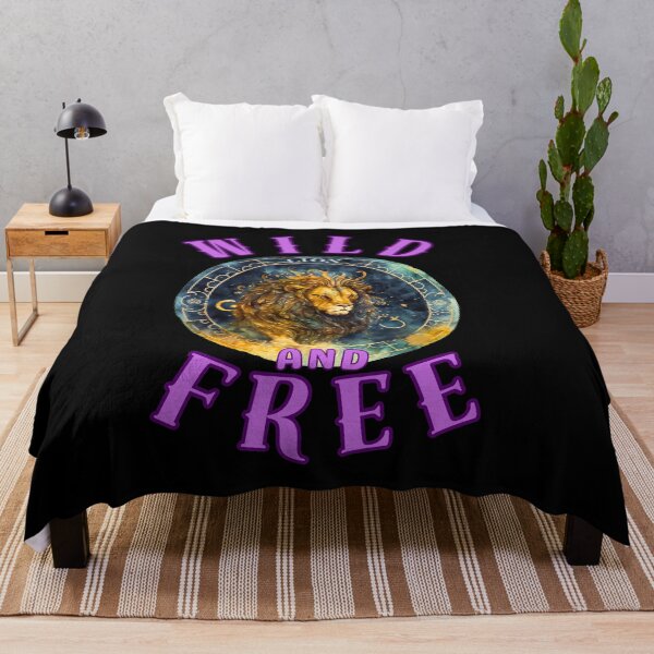 Item preview, Wild And Free. leo zodiac designed and sold by ZodiacWonders.