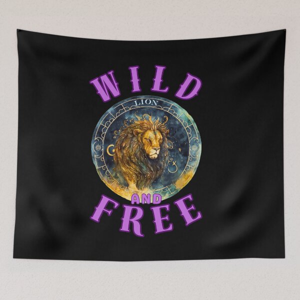 Item preview, Wild And Free. leo zodiac designed and sold by ZodiacWonders.