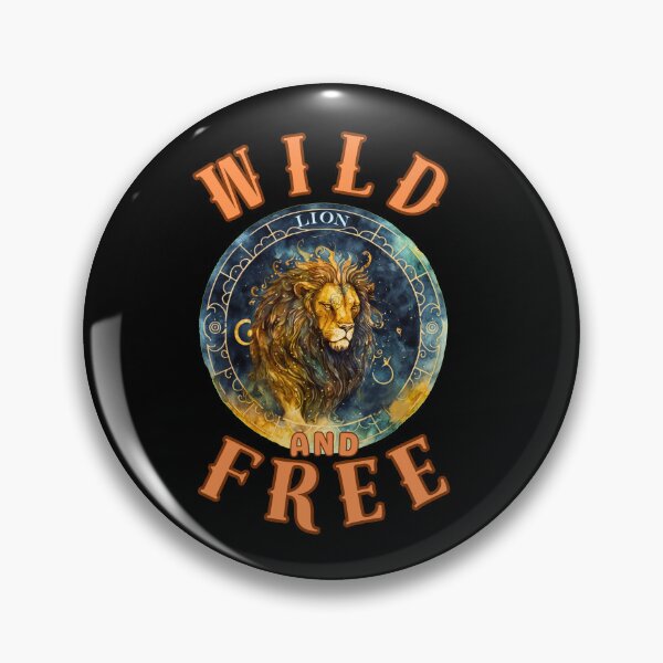 Item preview, Wild And Free. leo quote designed and sold by ZodiacWonders.