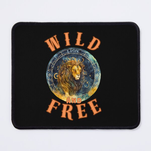 Item preview, Wild And Free. leo quote designed and sold by ZodiacWonders.