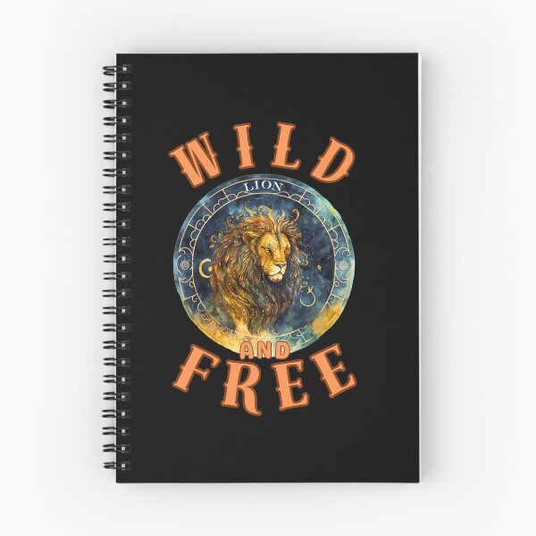 Item preview, Wild And Free. leo quote designed and sold by ZodiacWonders.