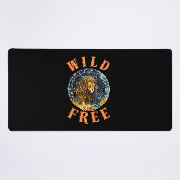 Item preview, Wild And Free. leo quote designed and sold by ZodiacWonders.
