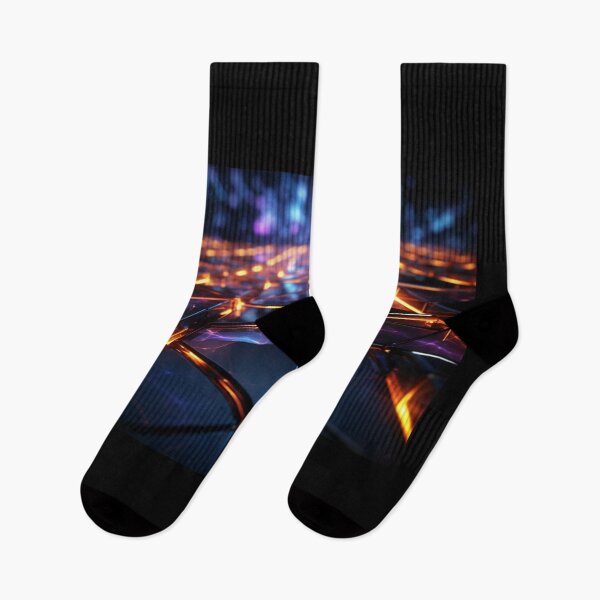 Item preview, 3d render, orange neon light, abstract ultraviolet background, laser grid, virtual network, glowing lines, polygonal mesh designed and sold by Gabi.Media.
