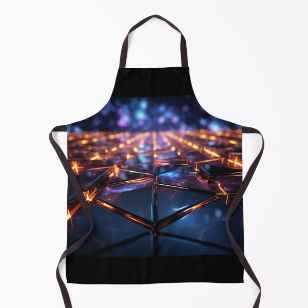Item preview, 3d render, orange neon light, abstract ultraviolet background, laser grid, virtual network, glowing lines, polygonal mesh designed and sold by Gabi.Media.