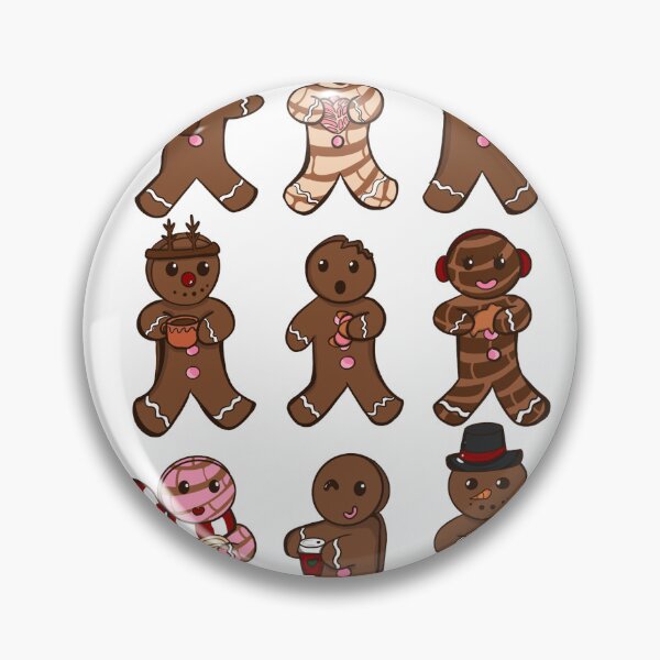 Item preview, Christmas Concha Gingerbread people designed and sold by ChulaChanArt.
