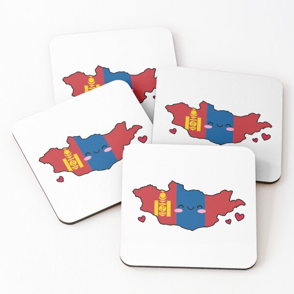 Item preview, Mongolia Flag Map Smile with Love designed and sold by pixelsparkzone.