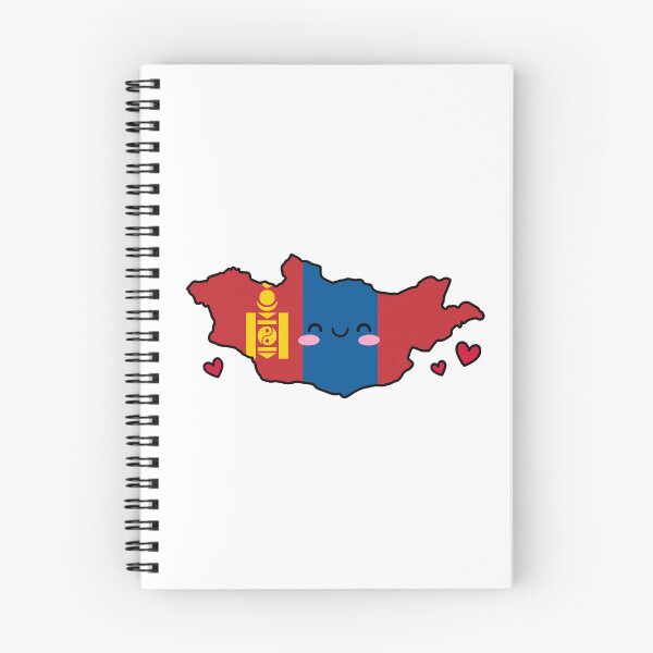 Item preview, Mongolia Flag Map Smile with Love designed and sold by pixelsparkzone.