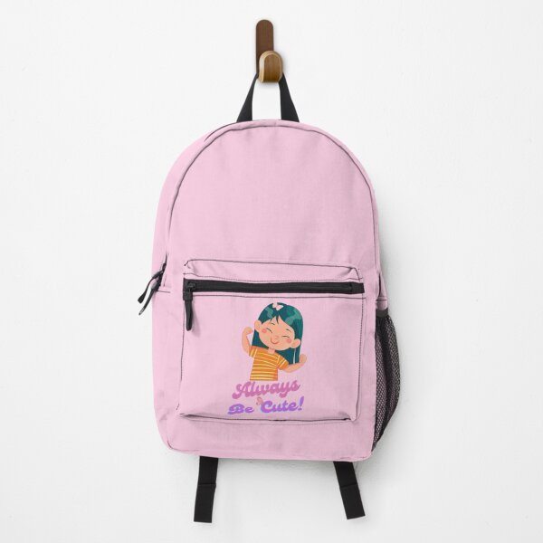 Item preview, Always Be Cute pink little girl with cute pink butterflies designed and sold by HeeShirt.