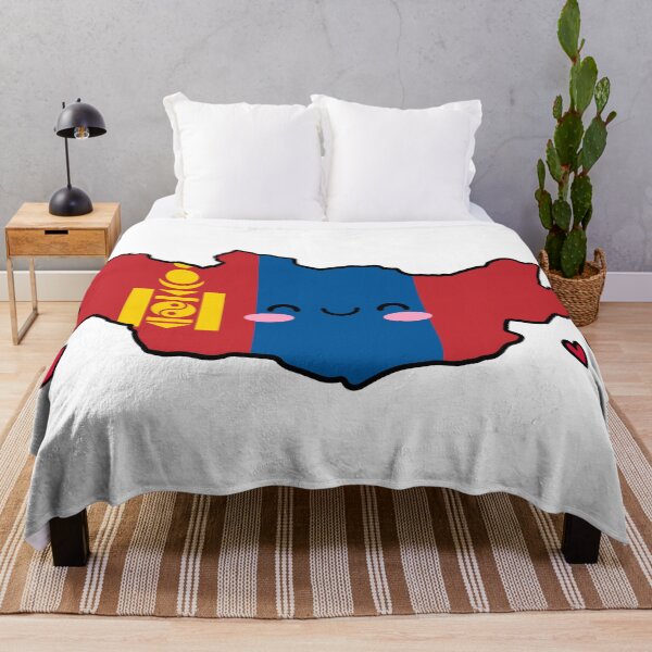 Item preview, Mongolia Flag Map Smile with Love designed and sold by pixelsparkzone.