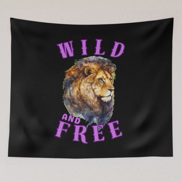 Item preview, Wild And Free. leo july designed and sold by ZodiacWonders.