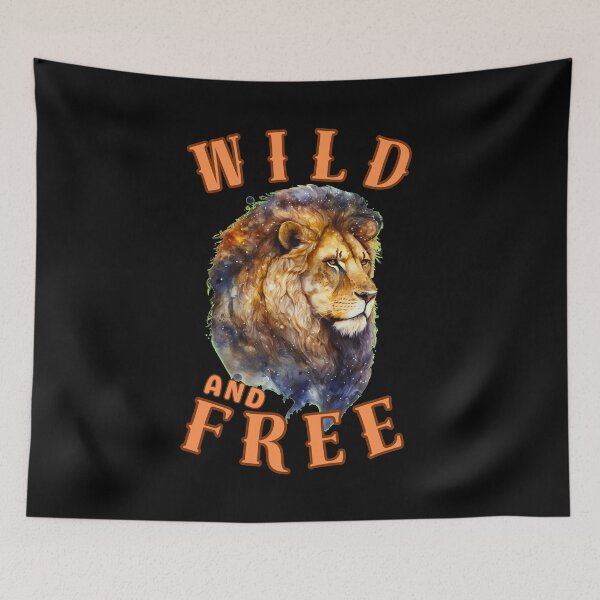 Item preview, Wild And Free. leo august designed and sold by ZodiacWonders.