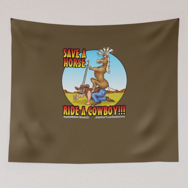 Item preview, SAVE A HORSE - RIDE A COWBOY designed and sold by Vince Steele.