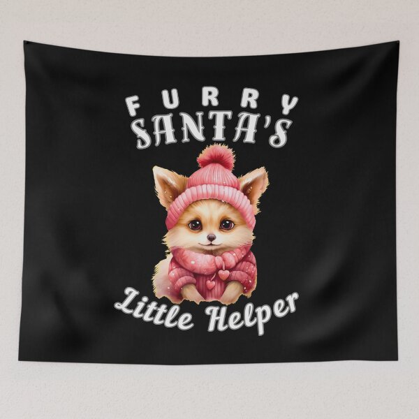 Item preview, Furry Santa's Little Helper designed and sold by FoxVibes.