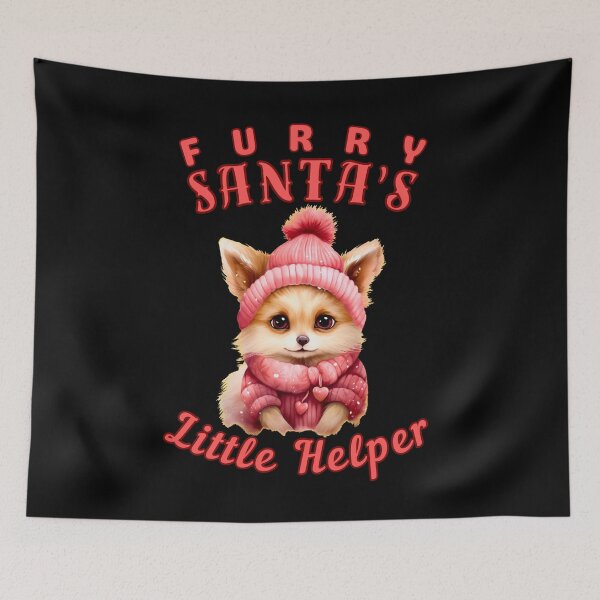 Item preview, Furry Santa's Little Helper. fox head designed and sold by FoxVibes.