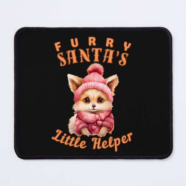 Item preview, Furry Santa's Little Helper. fox portrait designed and sold by FoxVibes.