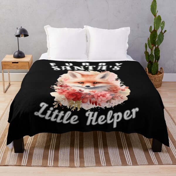Item preview, Furry Santa's Little Helper. fox quote designed and sold by FoxVibes.