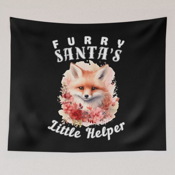Item preview, Furry Santa's Little Helper. fox quote designed and sold by FoxVibes.