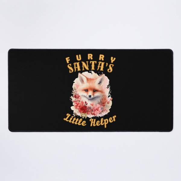 Item preview, Furry Santa's Little Helper. fox saying designed and sold by FoxVibes.