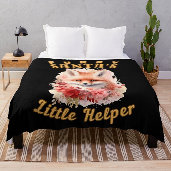 Item preview, Furry Santa's Little Helper. fox saying designed and sold by FoxVibes.