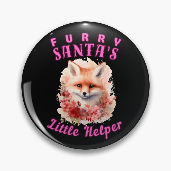 Item preview, Furry Santa's Little Helper. fox foxes designed and sold by FoxVibes.
