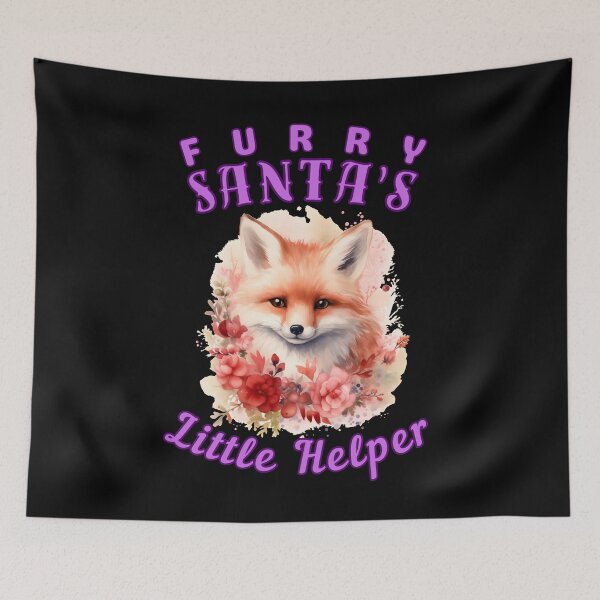 Item preview, Furry Santa's Little Helper. fox boho designed and sold by FoxVibes.