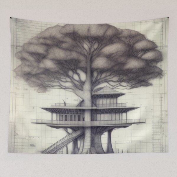 Item preview, Blueprint for a tree house  designed and sold by Roxburylane.