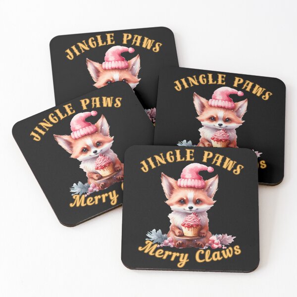 Item preview, Jingle Paws, Merry Claws. fox lover designed and sold by FoxVibes.