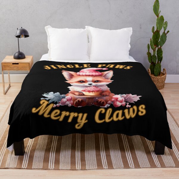 Item preview, Jingle Paws, Merry Claws. fox lover designed and sold by FoxVibes.