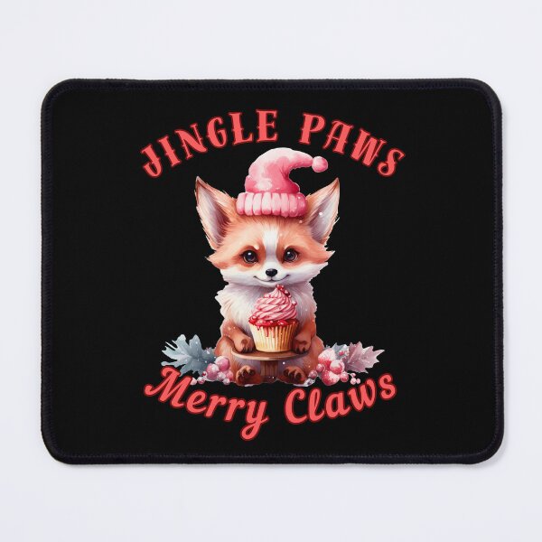 Item preview, Jingle Paws, Merry Claws. fox head designed and sold by FoxVibes.