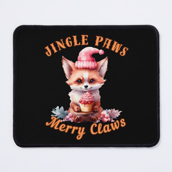 Item preview, Jingle Paws, Merry Claws. fox portrait designed and sold by FoxVibes.