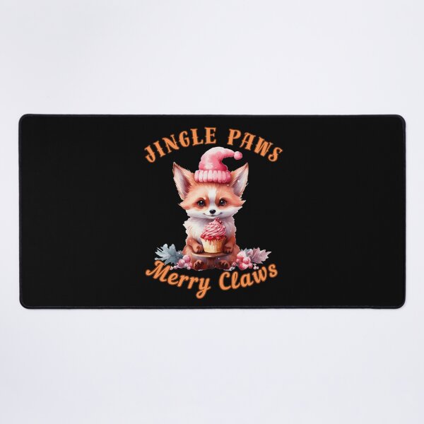 Item preview, Jingle Paws, Merry Claws. fox portrait designed and sold by FoxVibes.