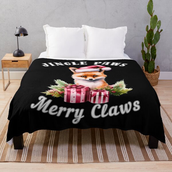Item preview, Jingle Paws, Merry Claws. fox quote designed and sold by FoxVibes.