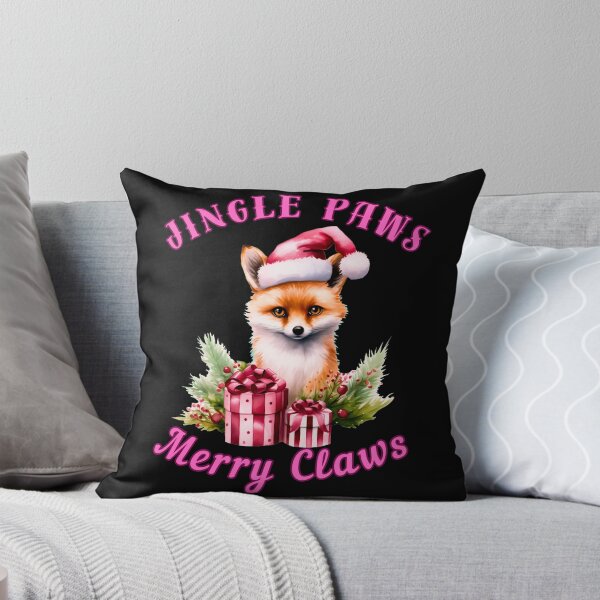 Item preview, Jingle Paws, Merry Claws. fox foxes designed and sold by FoxVibes.
