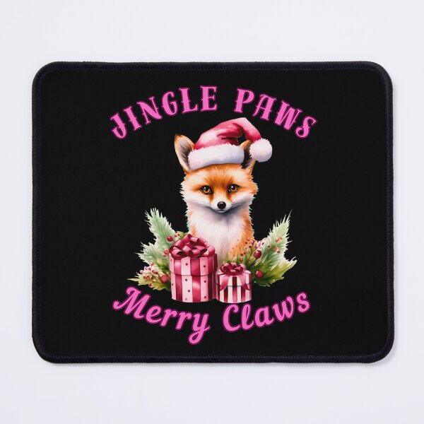 Item preview, Jingle Paws, Merry Claws. fox foxes designed and sold by FoxVibes.