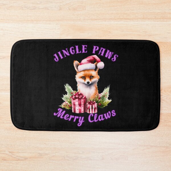 Item preview, Jingle Paws, Merry Claws. fox boho designed and sold by FoxVibes.