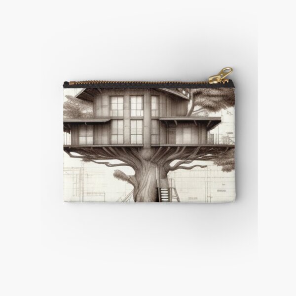 Item preview, Vintage blueprint for a tree house  designed and sold by Roxburylane.