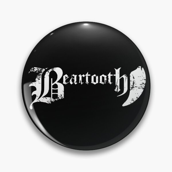 Item preview, Beartooth White Gothic Logo designed and sold by FiveFifteen.