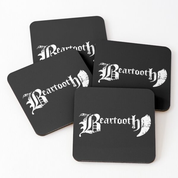 Item preview, Beartooth White Gothic Logo designed and sold by FiveFifteen.