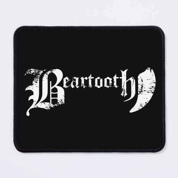 Item preview, Beartooth White Gothic Logo designed and sold by FiveFifteen.