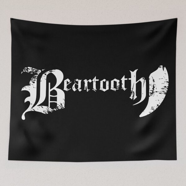 Item preview, Beartooth White Gothic Logo designed and sold by FiveFifteen.