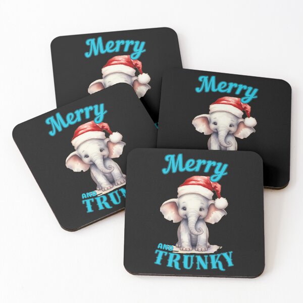 Item preview, Merry And Trunky. funny elephant designed and sold by ElephantVibes.