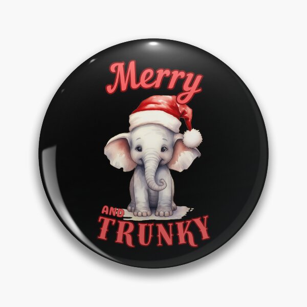 Item preview, Merry And Trunky. colorful elephant designed and sold by ElephantVibes.