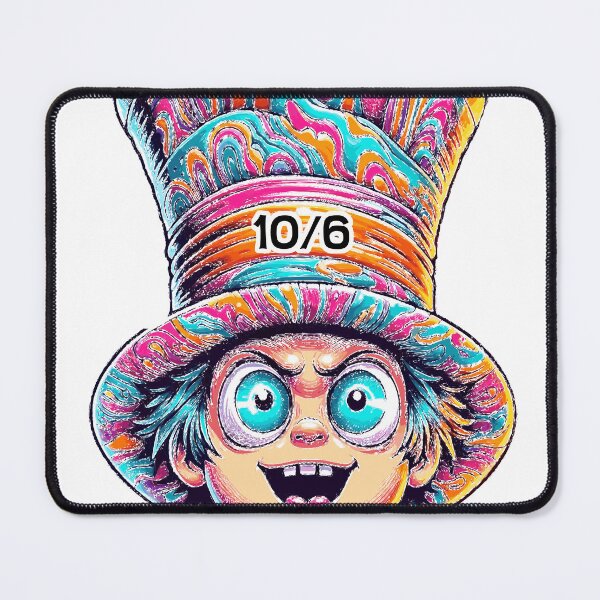 Item preview, Mad Hatter Trippy Psychedelic Colors designed and sold by Archpress.