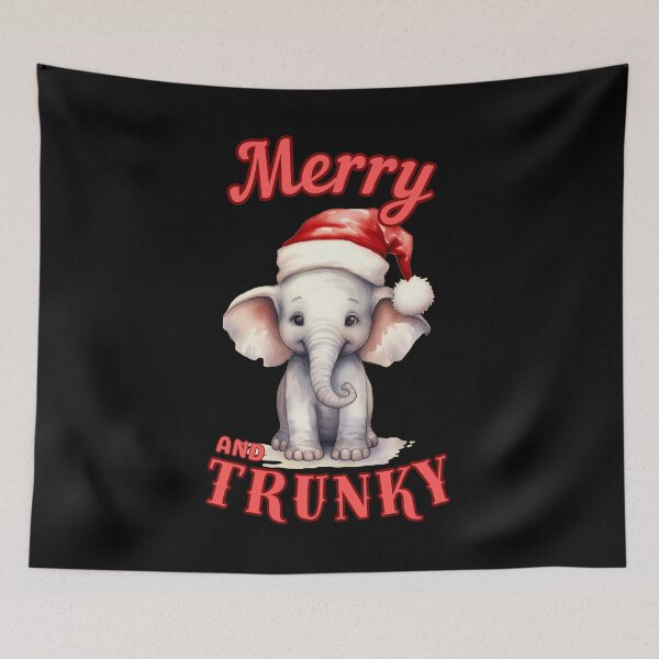 Item preview, Merry And Trunky. colorful elephant designed and sold by ElephantVibes.