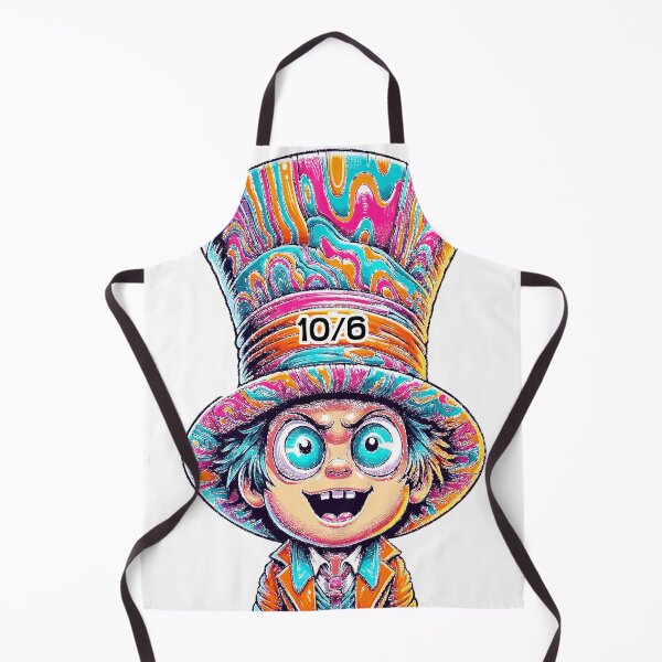 Item preview, Mad Hatter Trippy Psychedelic Colors designed and sold by Archpress.